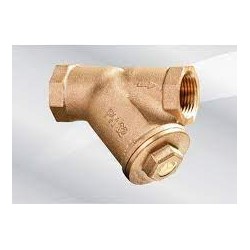 Leader Brass Ball Valve With Y Strainer S/E