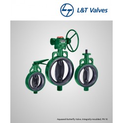L&T CI/CF8M/SS/EPDM,Aquaseal Lever operated Butterfly Valve