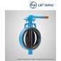 L&T CI/CF8/SS/EPDM,Aquaseal Lever operated Butterfly Valve