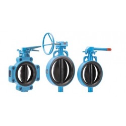 L&T CI/SGI/SS/Nitrile,Aquaseal Lever operated Butterfly Valve