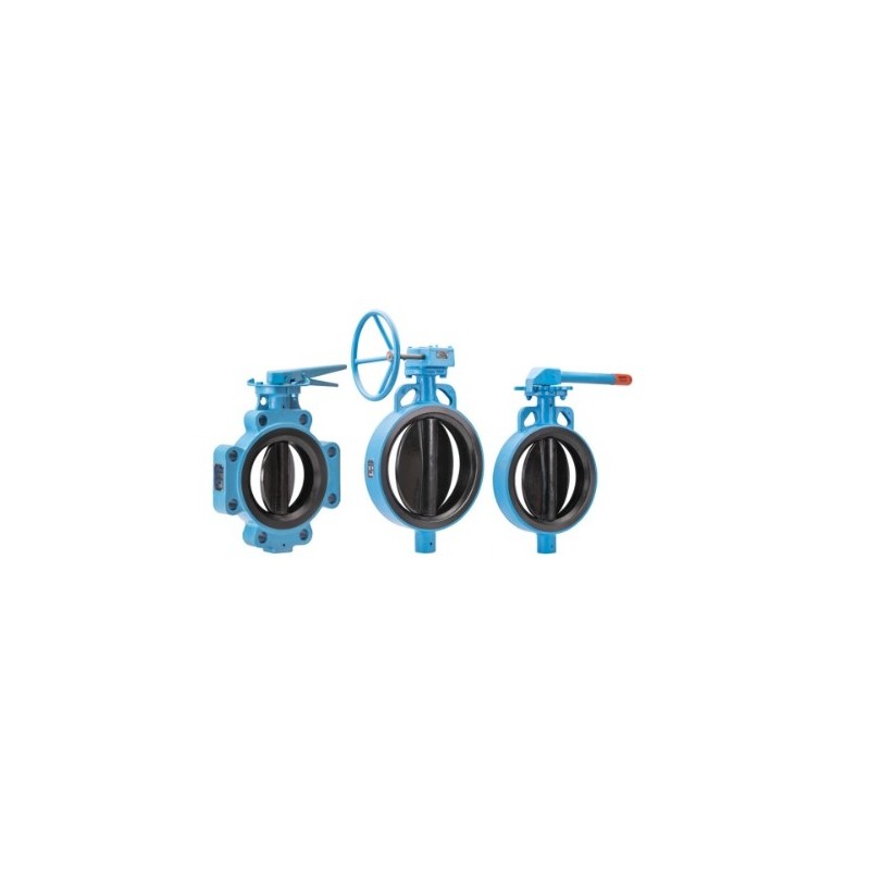 L&T CI/SGI/SS/Nitrile,Aquaseal Lever operated Butterfly Valve