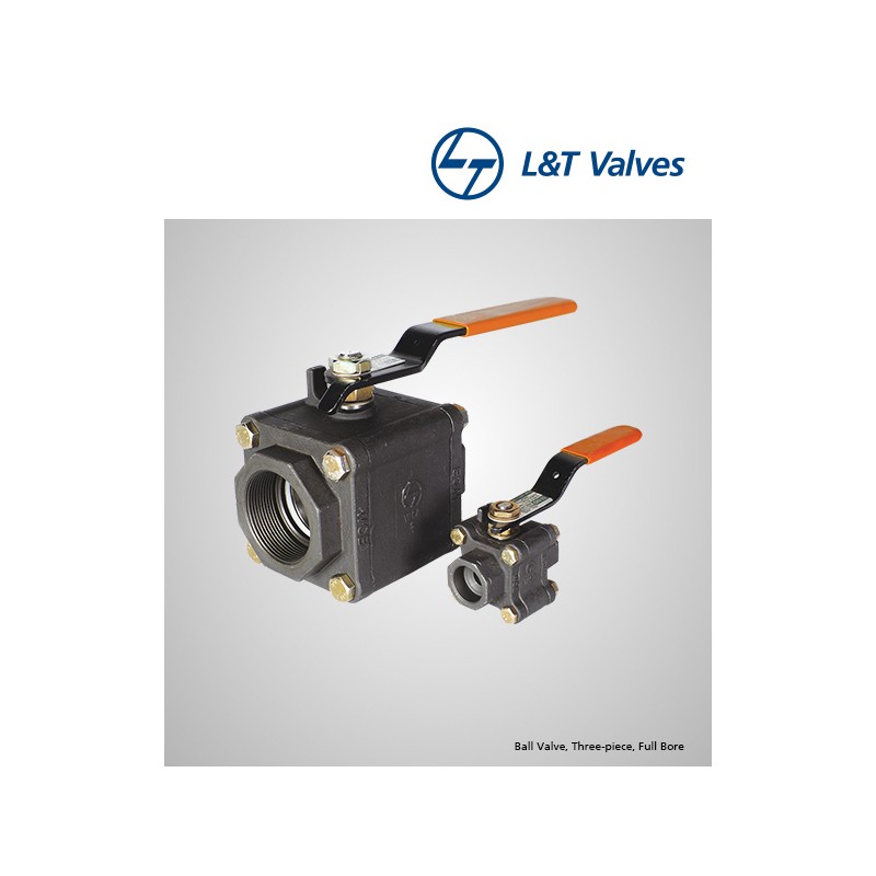 L&T CS (WCB) Red Bore 3pc energymiser IBR Ball Valve SC/SW