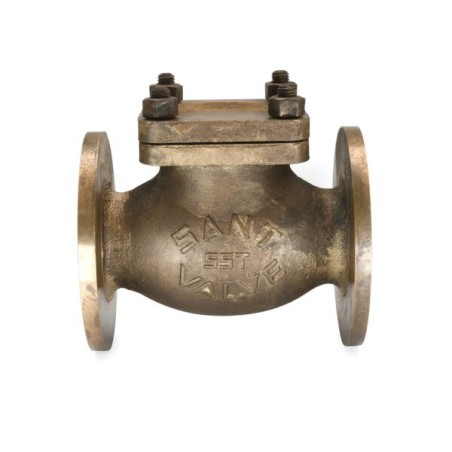 Sant Bronze Horizontal Lift Check Valve Flanges T/H (Bolted IBR)