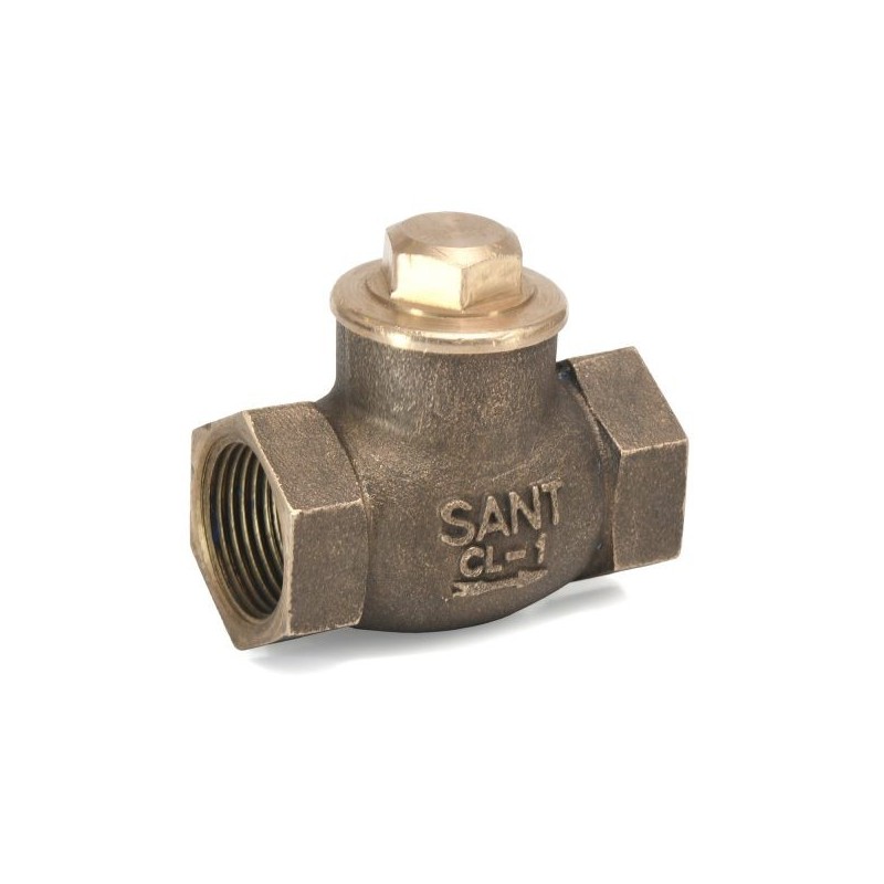 Sant Bronze Horizontal Lift Check Valve Screwed Class-1