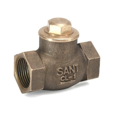 Sant Bronze Horizontal Lift Check Valve Screwed Class-1