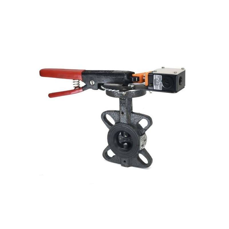 Sant CI Butterfly Valve With Limit Switch