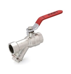 Sant Forged Brass Ball Valve With Y Strainer