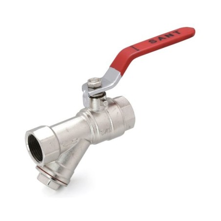 Sant Forged Brass Ball Valve With Y Strainer