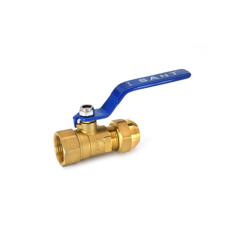 Sant Brass Ball Valve With Flare Nut