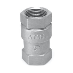 Atam Investment Casting Stainless Steel (CF-8) Vertical lift Check Valve Screwed
