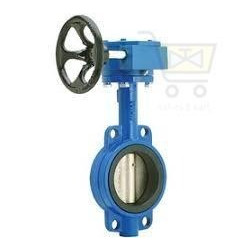 Audco CI Butterfly Valve PN 16 Nitrile Liner (CF8) - Gear operated