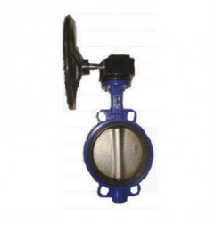 Audco CI Butterfly Valve PN 16 Nitrile Liner (CF8M) - Gear operated