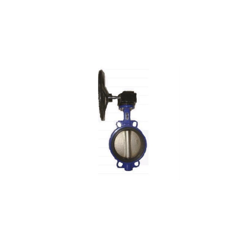 Audco CI Butterfly Valve PN 16 Nitrile Liner (CF8M) - Gear operated