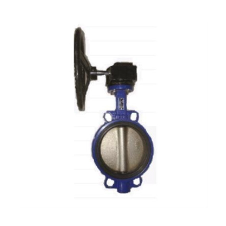 Audco CI Butterfly Valve PN 16 Nitrile Liner (CF8M) - Gear operated