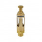 Zoloto Bronze Spring Loaded Safety Relief Valve, Open Discharge Screwed