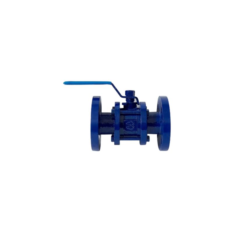 UPC Flange End Three Piece Design Cast Iron Ball Valve