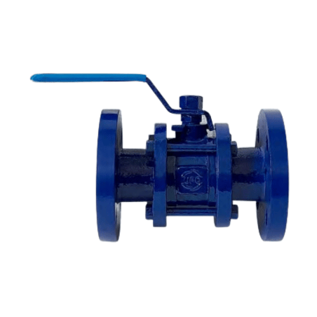 “UPC” FLANGE END THREE PIECE DESIGN CAST IRON BALL VALVE