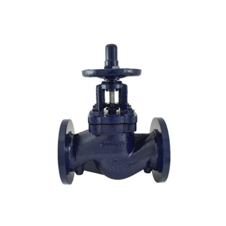 Zoloto Cast Iron Double Regulating Balancing Valve Flanged With Nozzle