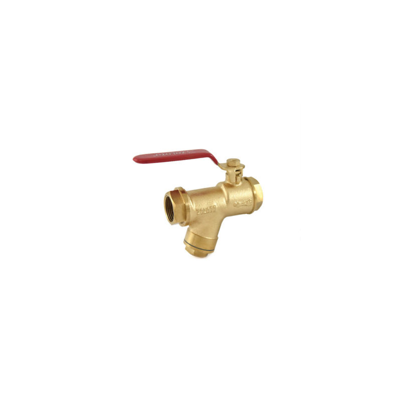 Zoloto Bronze Ball Valve With Integral Strainer Screwed