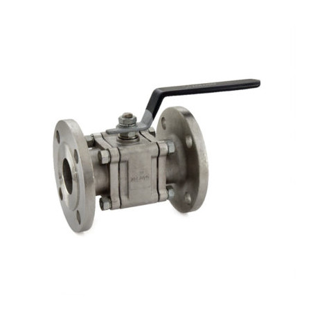 Zoloto Stainless Steel CF8 (SS-304) 3 Pc Design Ball Valve, Class-150 (Flanged)