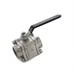 Zoloto Stainless Steel CF8M (SS316) Three Piece Design Ball Valve, Class-150 (Screwed)