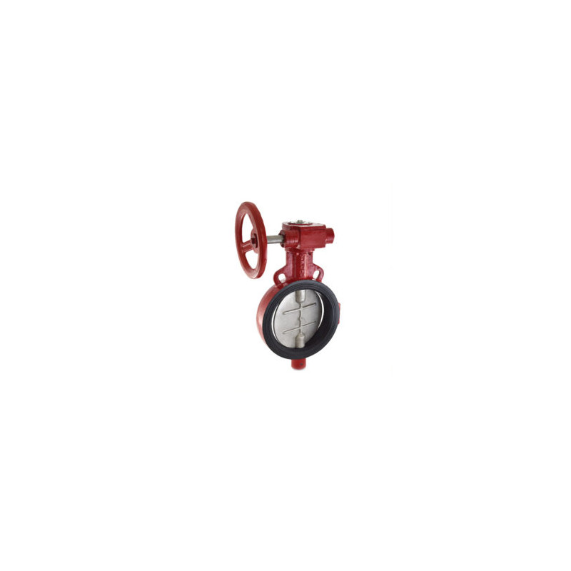 Zoloto Butterfly Valve (Wafer Type), PN-25 With SS-304 Disc Gear Operated