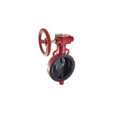 Zoloto Butterfly Valve (Wafer Type), PN-25 With S.G Iron Disc Gear Operated