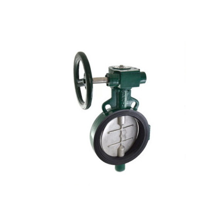 Zoloto Butterfly Valve (Wafer Type) PN-16 With SS-304 Disc Gear Operated