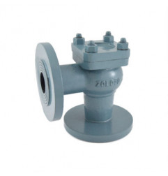 Zoloto Cast Iron Horizontal Lift Check Valve Angle Pattern (Flanged)