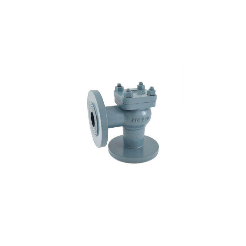 Zoloto Cast Iron Horizontal Lift Check Valve Angle Pattern (Flanged)