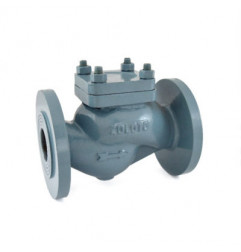 Zoloto Cast Iron Horizonal Lift Check Valve Straight Pattern (Flanged)