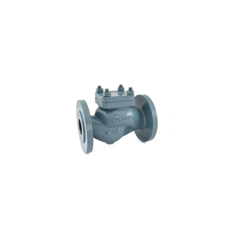 Zoloto Cast Iron Horizonal Lift Check Valve Straight Pattern (Flanged)