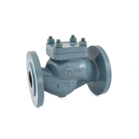 Zoloto Cast Iron Horizonal Lift Check Valve Straight Pattern (Flanged)