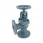 Zoloto  Cast Iron Globe Steam Stop Valve Angle  Pattern (Flanged)