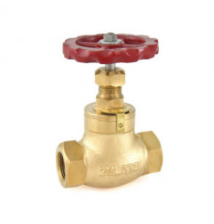 Zoloto Bronze Globe Steam Stop Valve (Screwed)