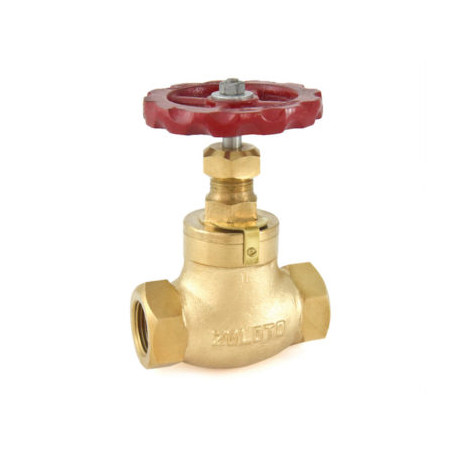 Zoloto Bronze Globe Steam Stop Valve (Screwed)