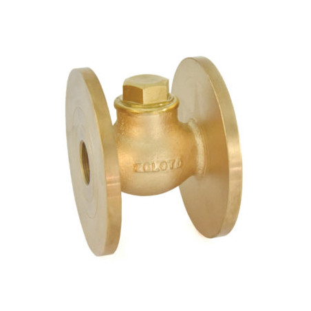 Zoloto Bronze Horizontal Check Valve No.8 (Flanged)