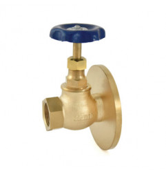 Zoloto Bronze Globe Valve (One Side Flange) With PTFE Seating