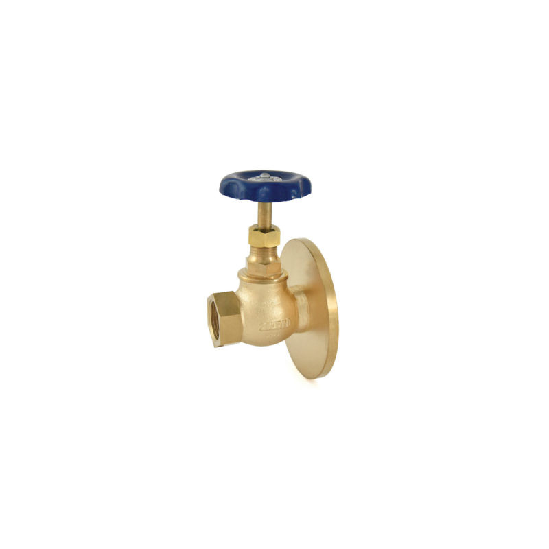 Zoloto Bronze Globe Valve (One Side Flange) With PTFE Seating