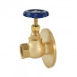 Zoloto Bronze Globe Valve (One Side Flange) With PTFE Seating