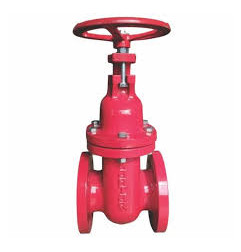 Kartar RED COLOUR Cast Iron Extra Strong Sluice Valve