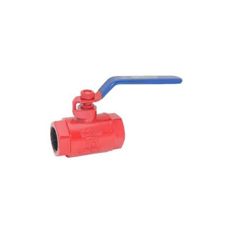 Kartar RED COLOUR Cast Iron Ball Valves ISI Marked