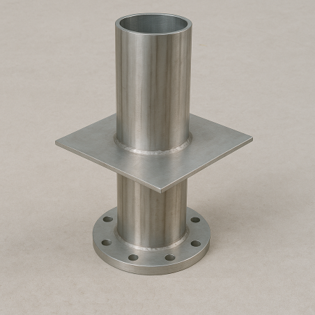 SS 304 Puddle Flange