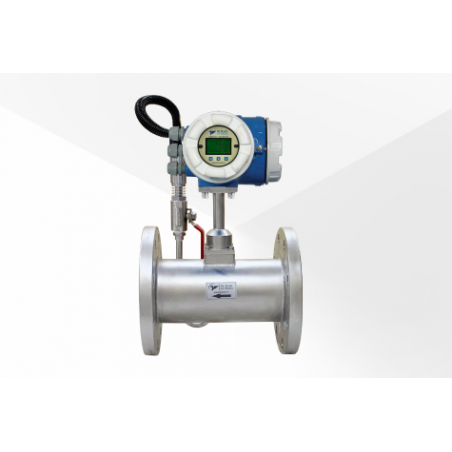 VORTEX FLOW METER with Wafer type Connecon- Temperaure & Pressure Compensaon