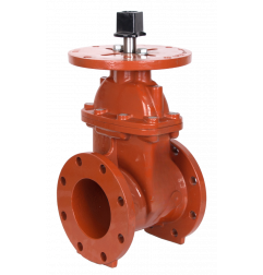 RED COLOUR D.I. Resilient Soft Seated Gate Valve