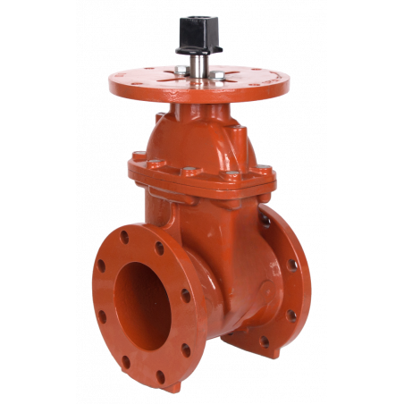 RED COLOUR D.I. Resilient Soft Seated Gate Valve