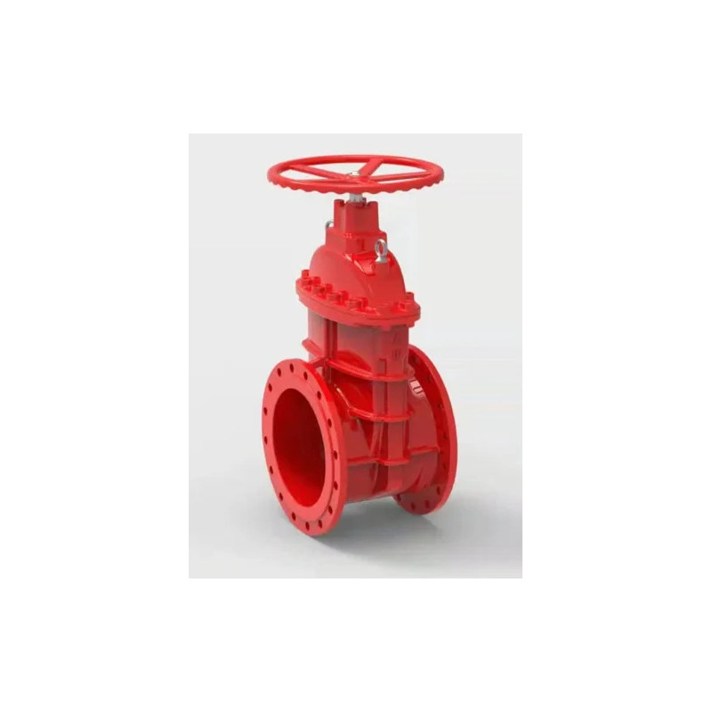 RED COLOUR Cast Iron Extra Strong Sluice Valve