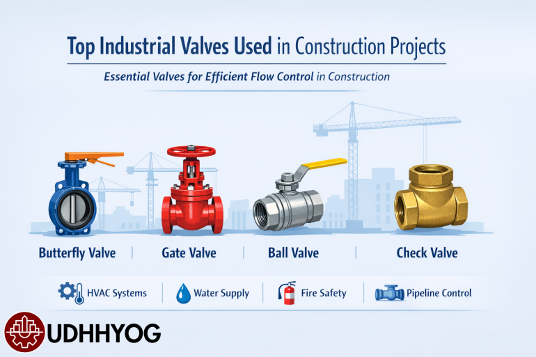 Top Industrial Valves Used in Construction Projects
