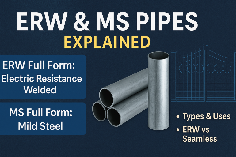 ERW Pipe, MS Pipe Full Form & Uses | Mild Steel Guide